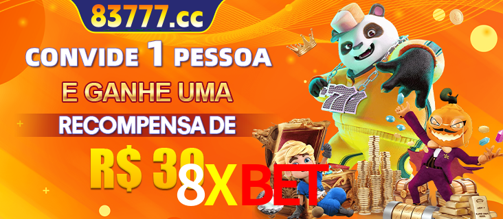 Banner institucional da 8XBET sobre parceria de marcas e criação de uma marca de excelência, apresentando os mascotes de jogos populares como o Fortune Tiger.