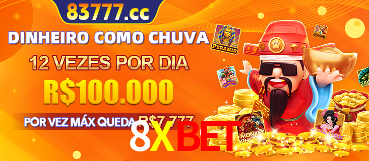 Banner do programa de recompensas Recomende para amigos do 8XBET, detalhando os bônus por convidar amigos, com prêmios que chegam a R$288.888.