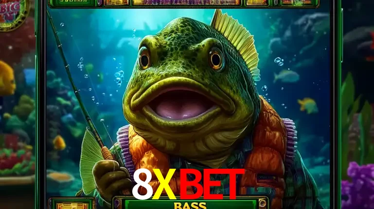 Personagem de peixe pescador do popular jogo de slot com tema de pescaria, uma das emocionantes opções de caça-níqueis para jogar e ganhar no cassino 8XBET.